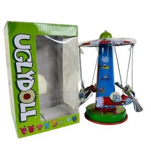 Schylling Uglydoll Rocket‎ Ride WindUp Tin Toy 2011